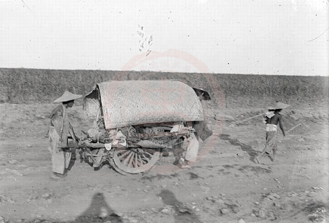 1907年6月30日，从曲阜到邹县的路上。