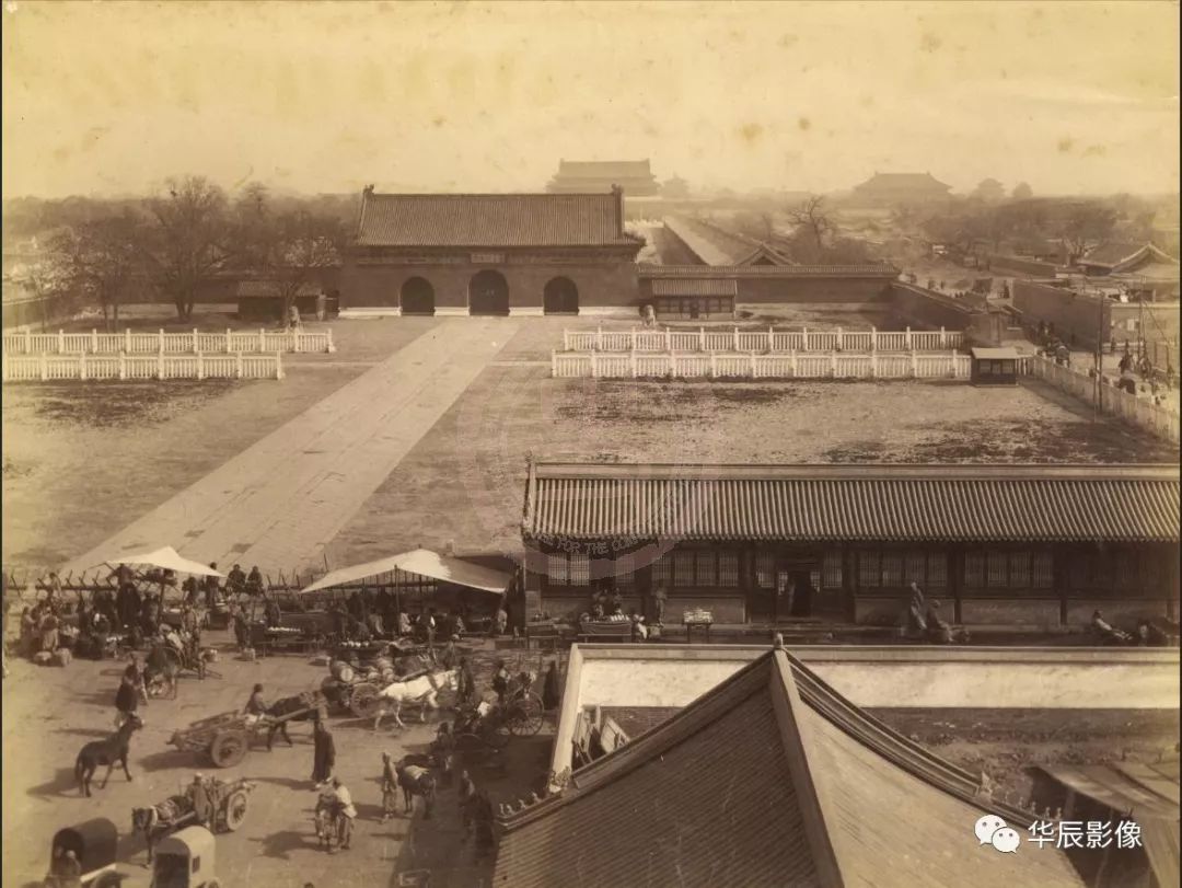 山本赞七郎  大清门  蛋白照片